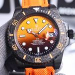 ROLEX DIW Submariner 904L Steel 8215 Movement Orange Watch